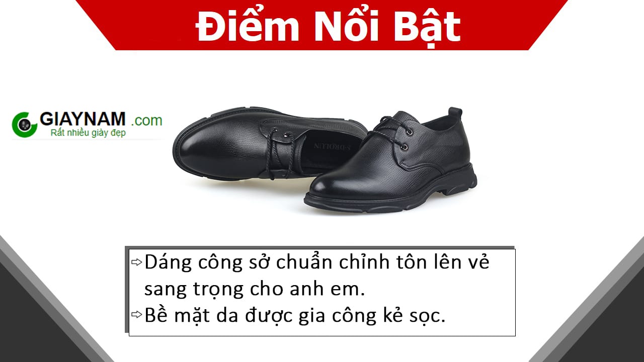 Giày da công sở thương hiệu SDROLUN
